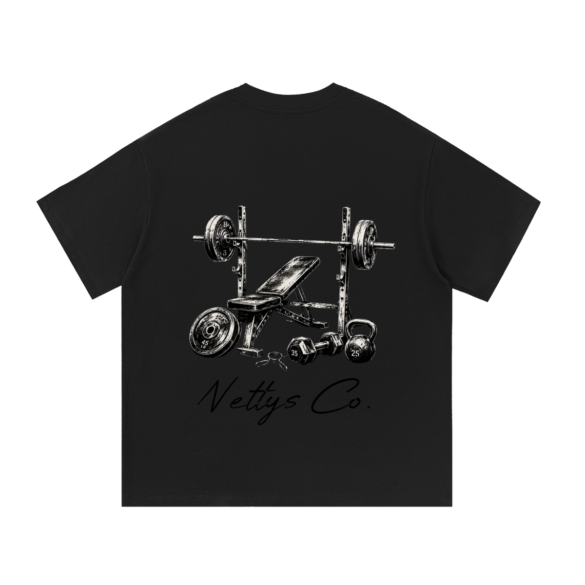 Nettys Mens Lifting T-Shirt