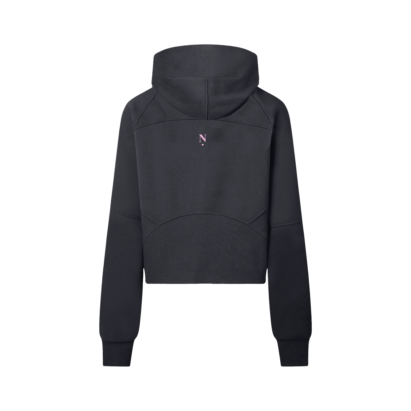 NETTYS Cropped Half-Zip Hoodie