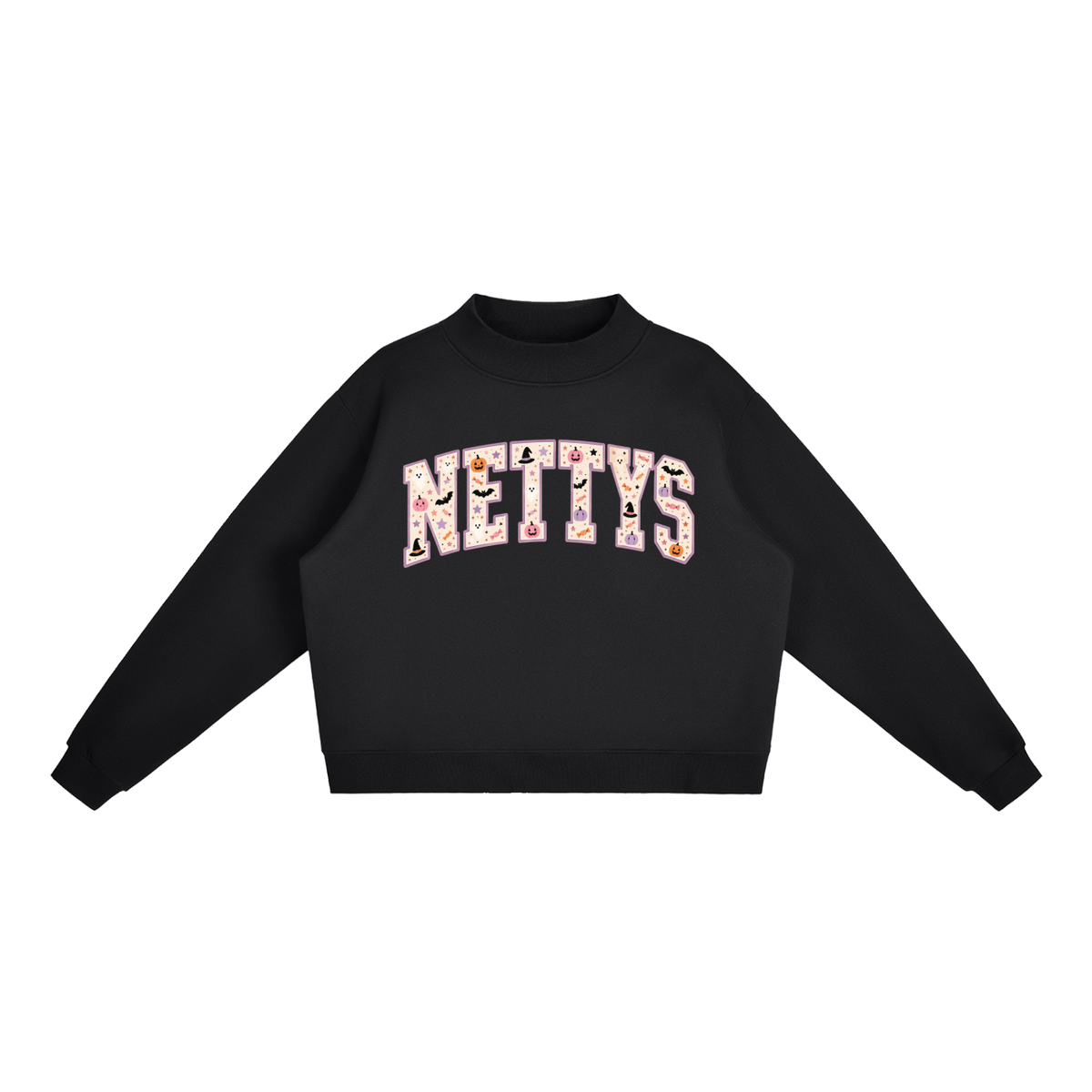 Nettys Halloween Mock-Neck