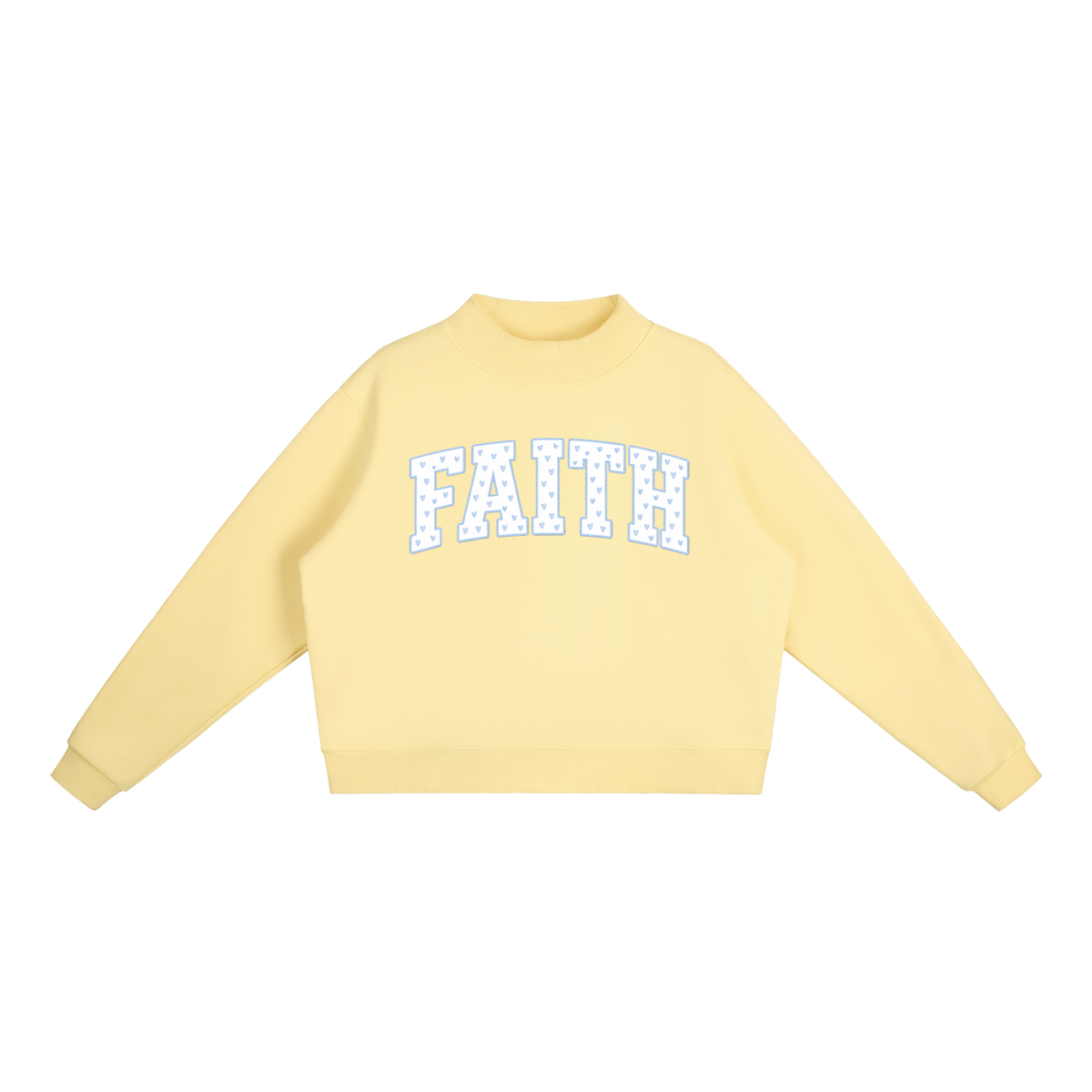 Nettys Faith Fleece Mock-Neck