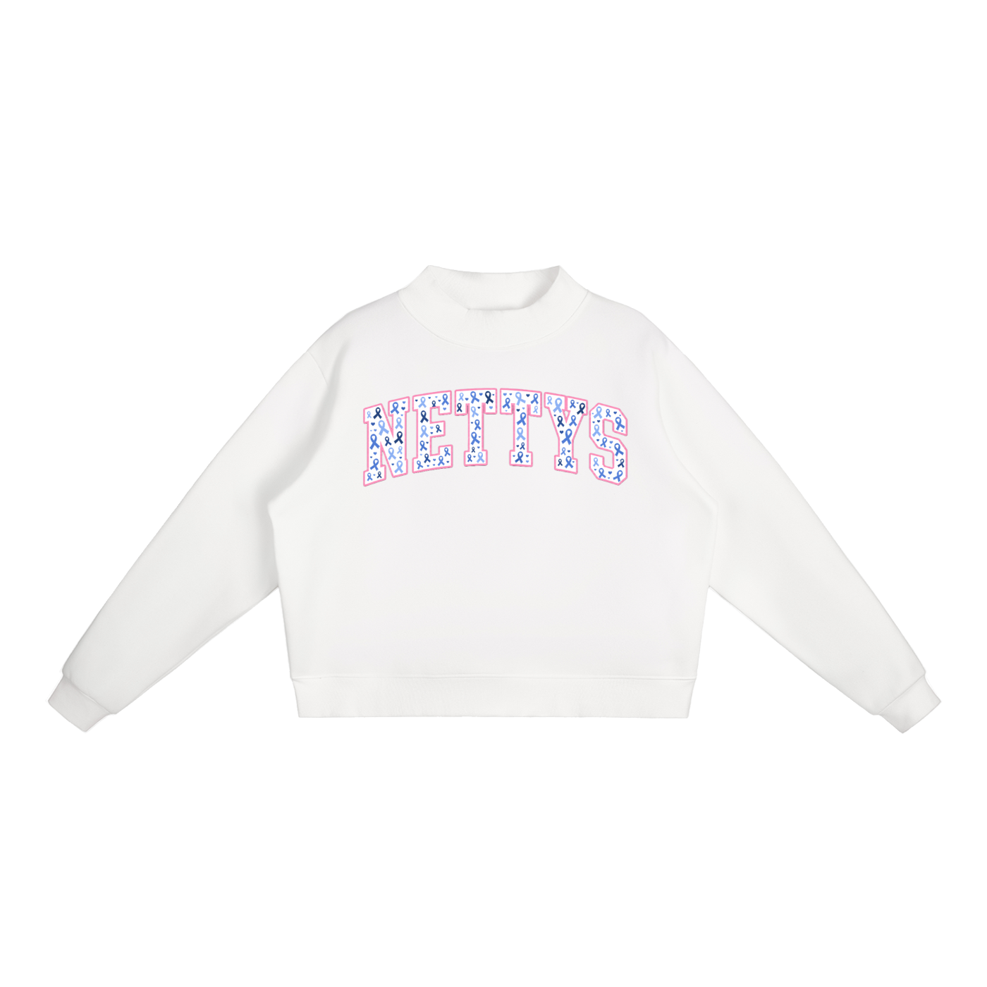 NETTYS Fight Fleece Mock-Neck