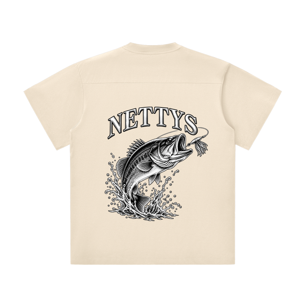 Mens Fish Lightweight Oversized T-Shirt