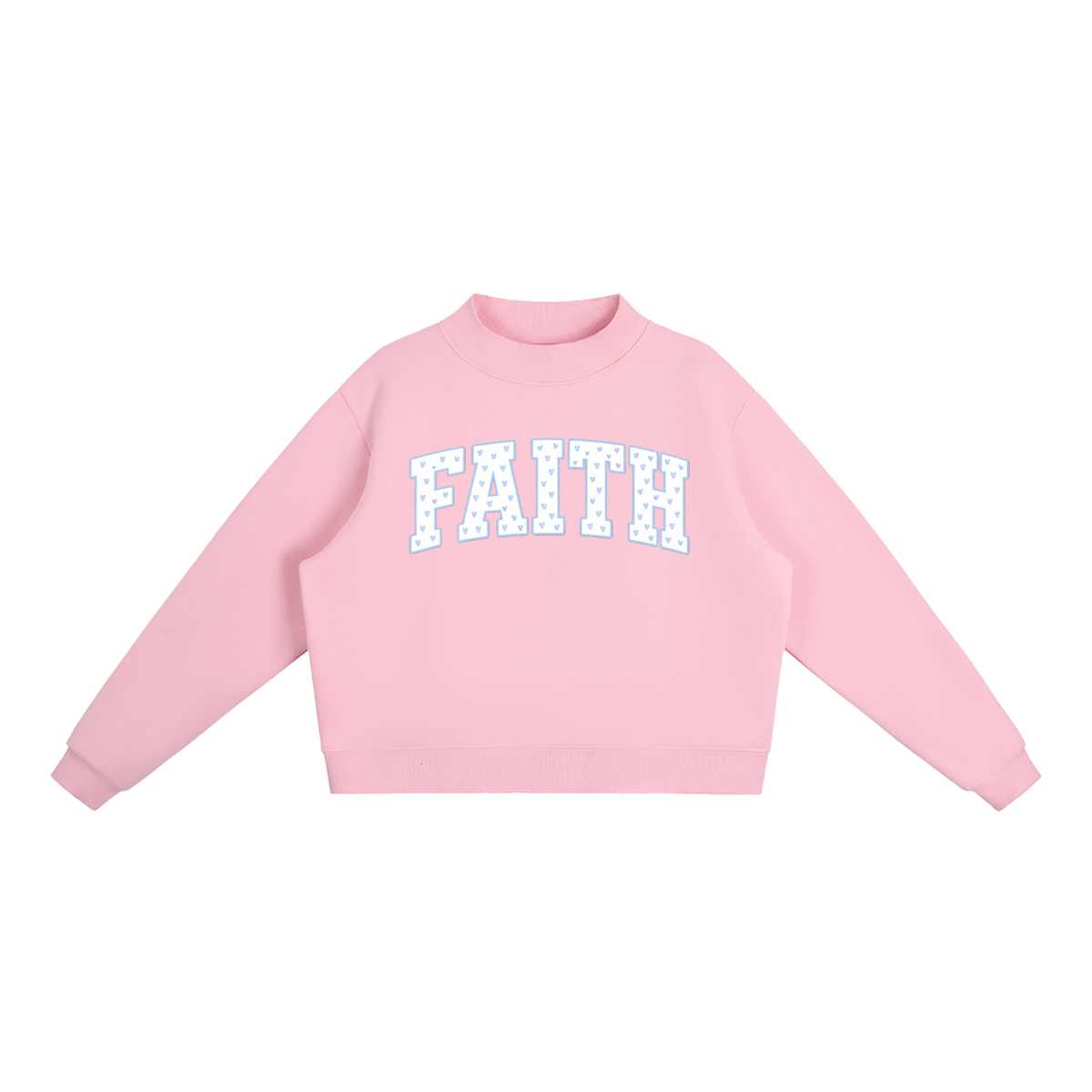 Nettys Faith Fleece Mock-Neck