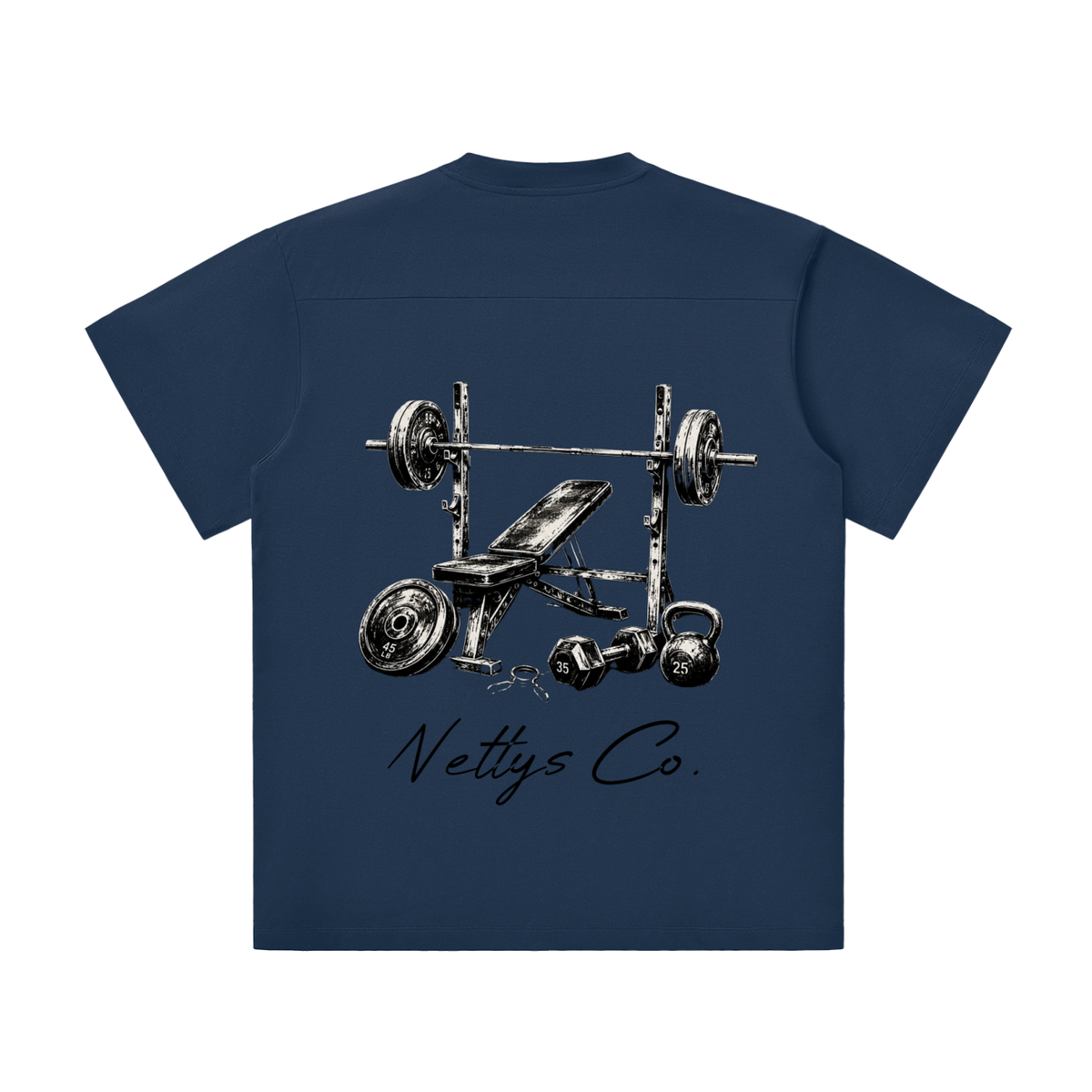 Mens Lifting Lightweight Oversized T-Shirt