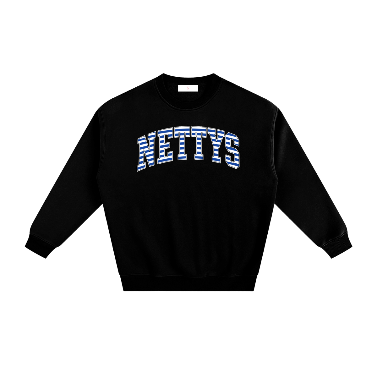 Nettys Striped Fleeced Sweatshirt