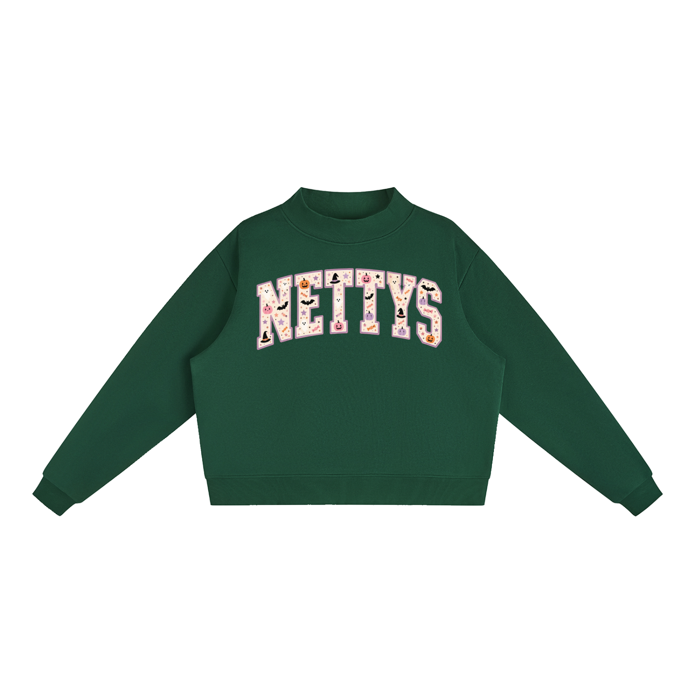 NETTYS Halloween Mock-Neck