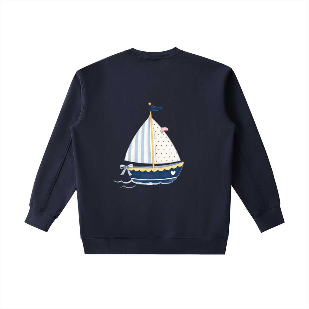 NETTYS sailboat Essential Heavyweight Crewneck