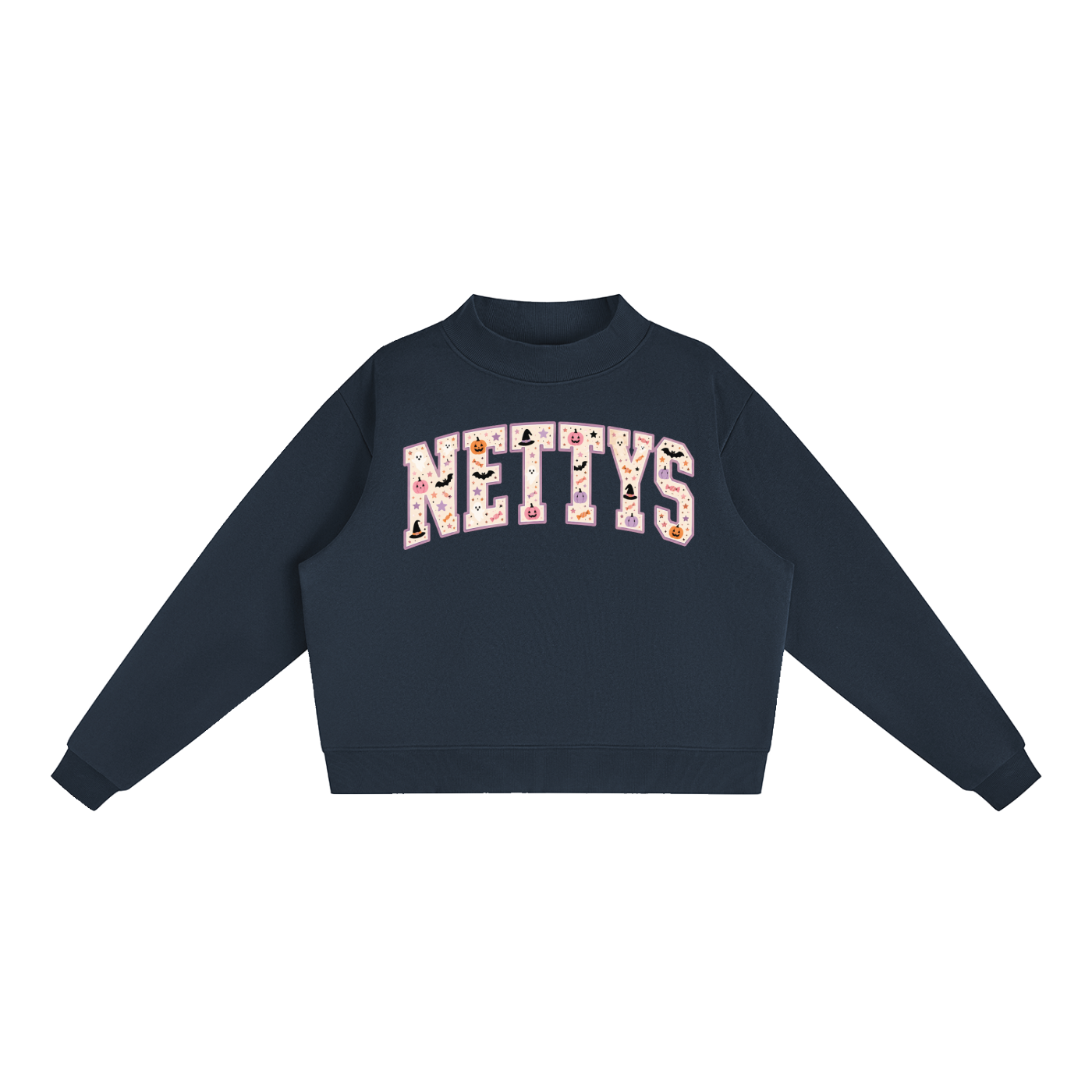 NETTYS Halloween Mock-Neck