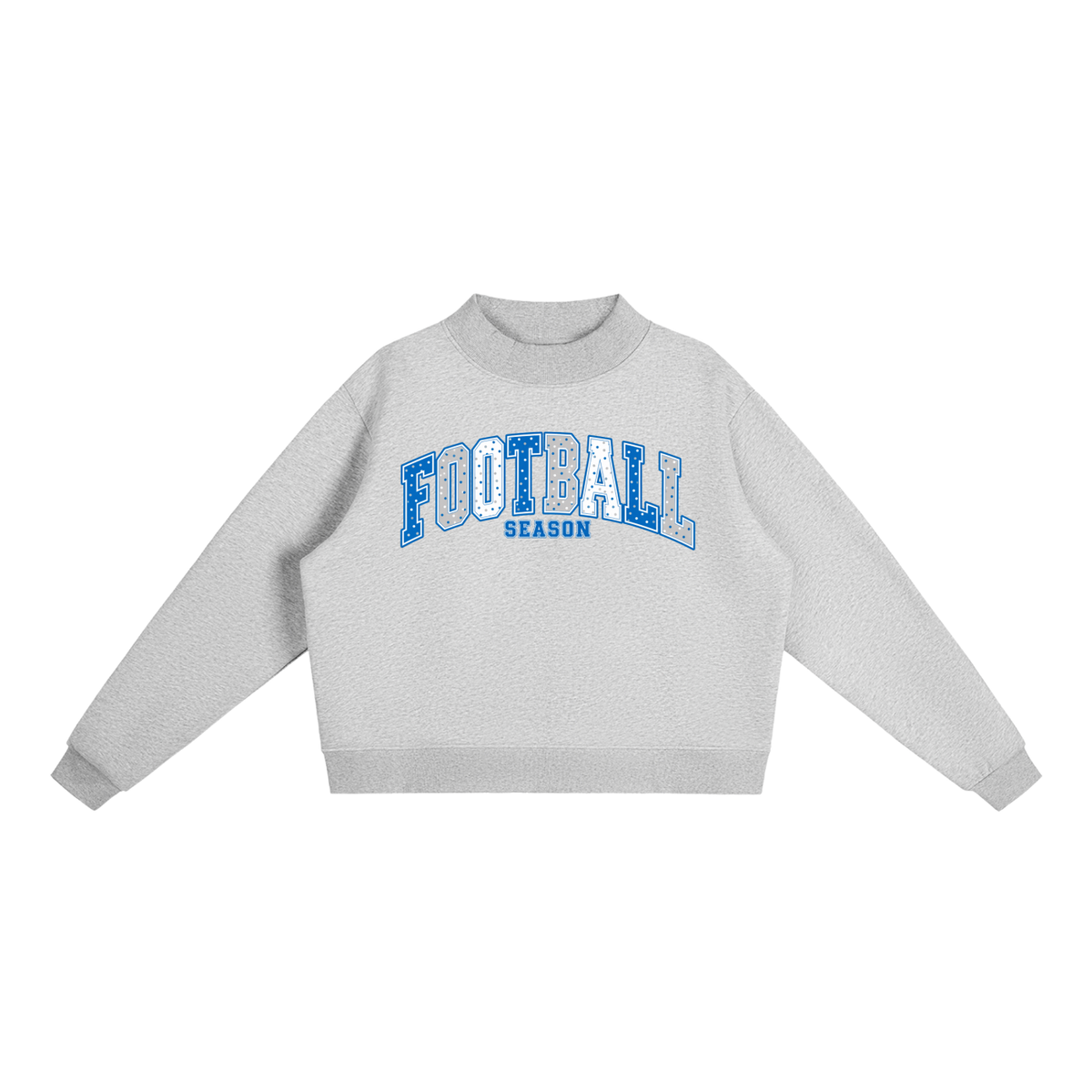 Nettys Football Fleece Mock-Neck