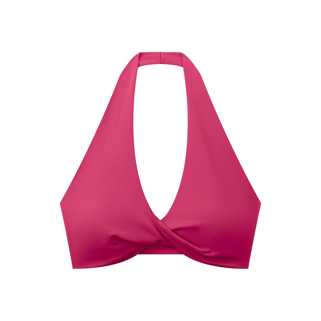 NETTYS Pleated Halter Sports Bra