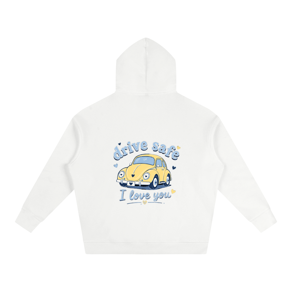 NETTYS Drive Safe ILY Oversize Fleeced Hoodie