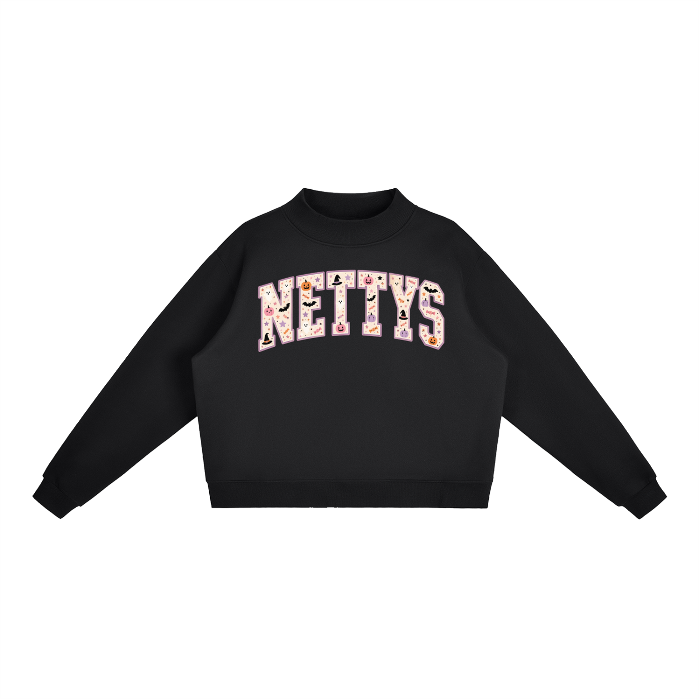 NETTYS Halloween Mock-Neck