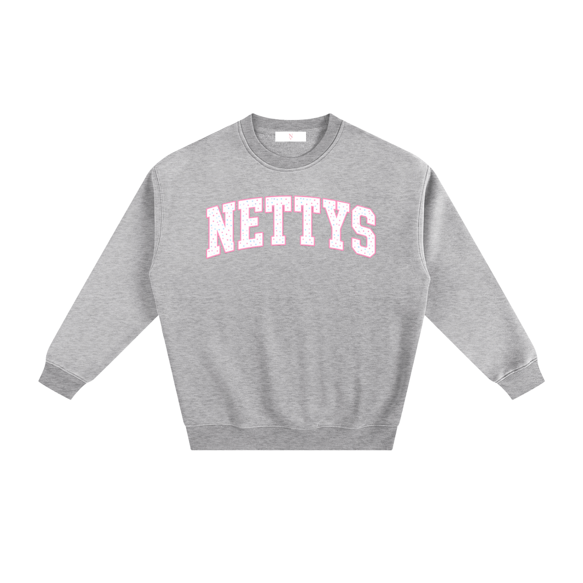 Nettys Polka Dot Fleeced Sweatshirt