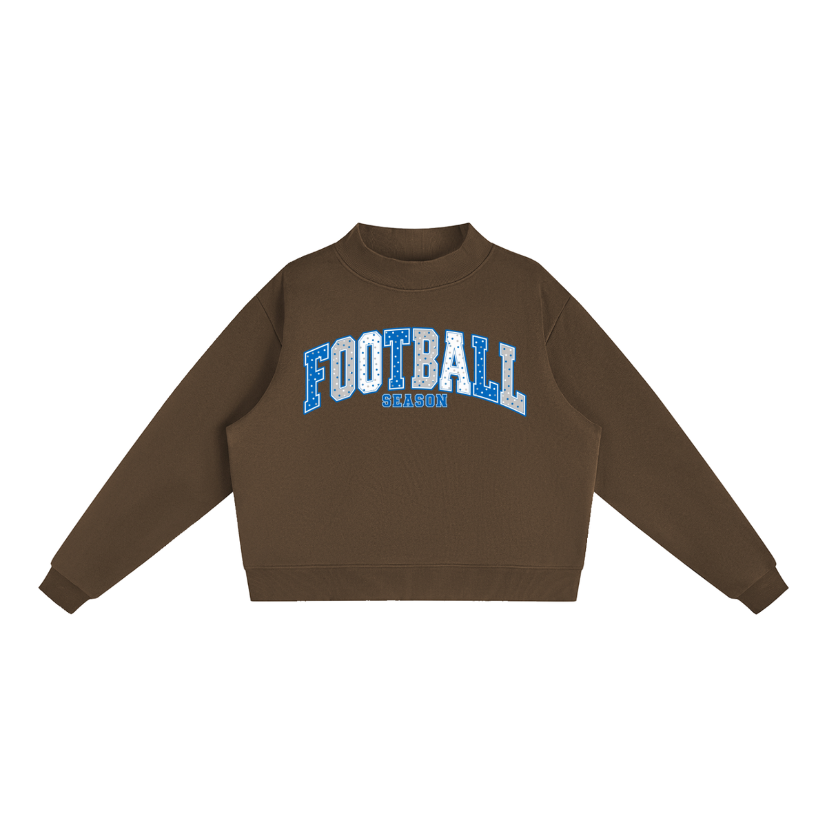Nettys Football Fleece Mock-Neck
