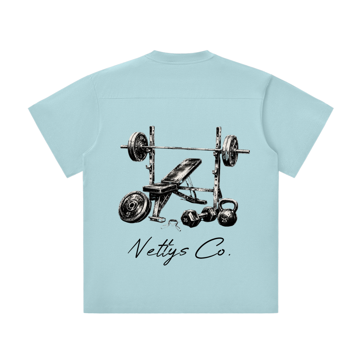 Mens Lifting Lightweight Oversized T-Shirt