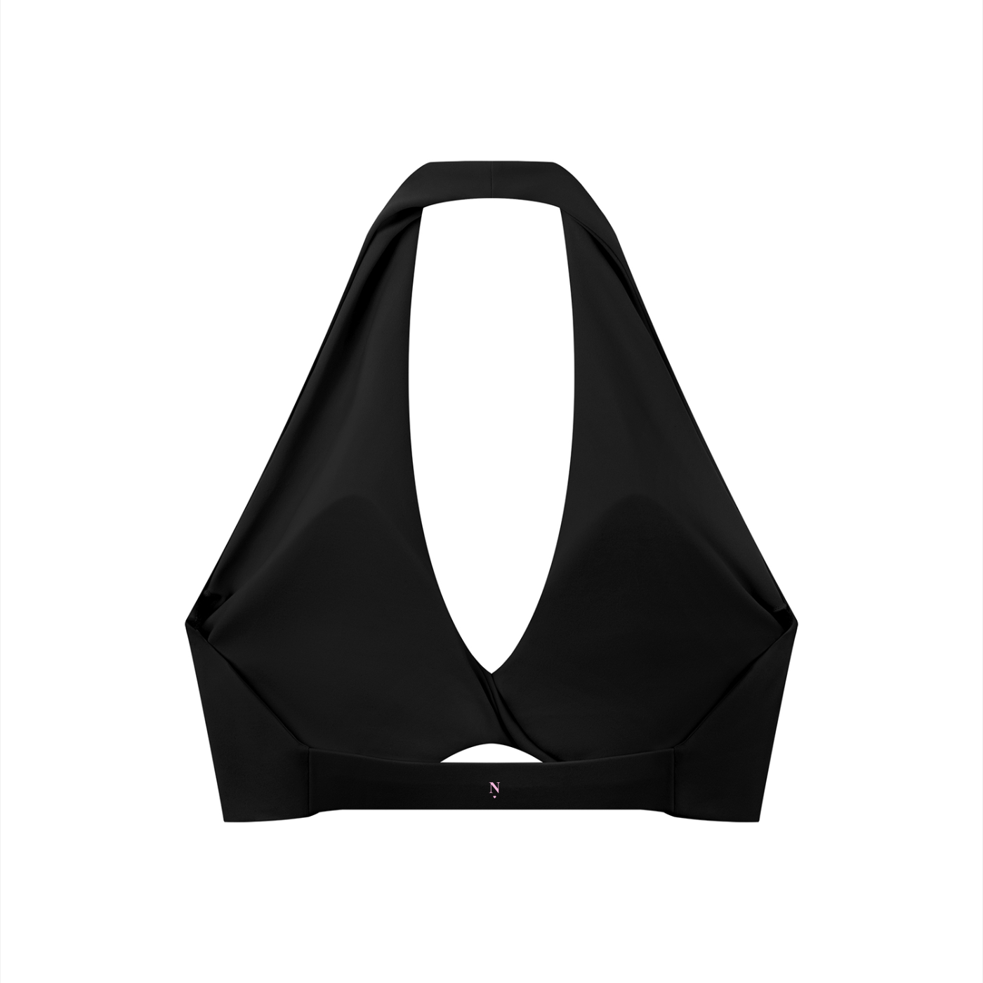 NETTYS Pleated Halter Sports Bra