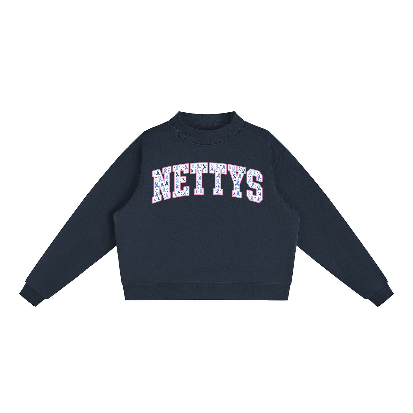 NETTYS Fight Fleece Mock-Neck