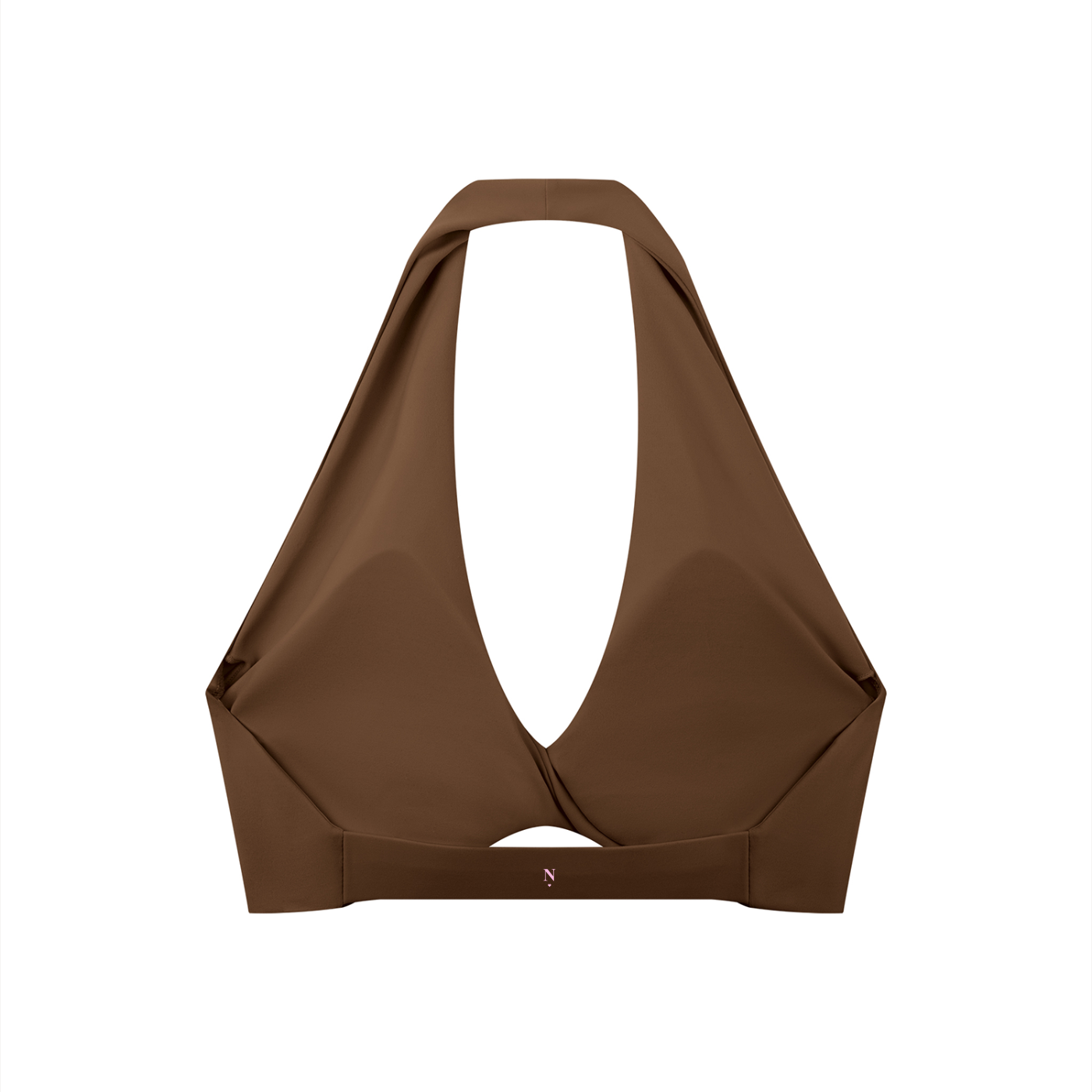 NETTYS Pleated Halter Sports Bra