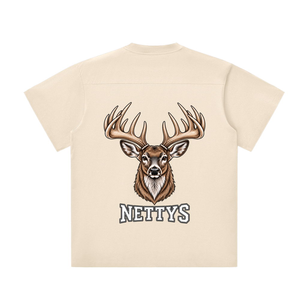 Mens Deer Lightweight Oversized T-Shirt