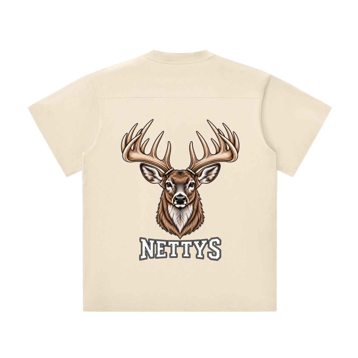 Mens Deer Lightweight Oversized T-Shirt