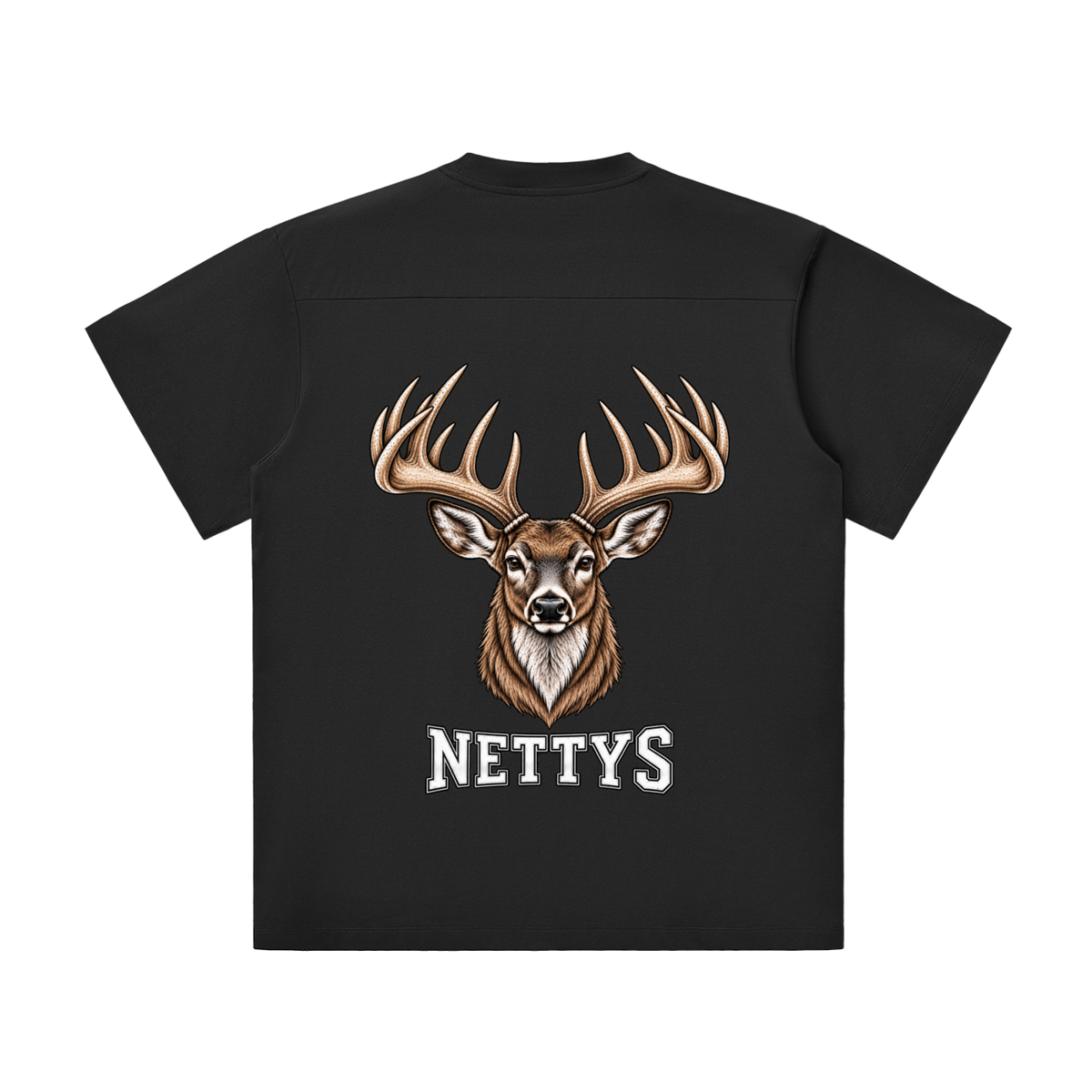 Mens Deer Lightweight Oversized T-Shirt