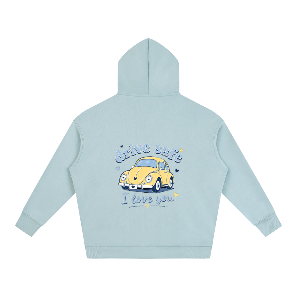 NETTYS Drive Safe ILY Oversize Fleeced Hoodie