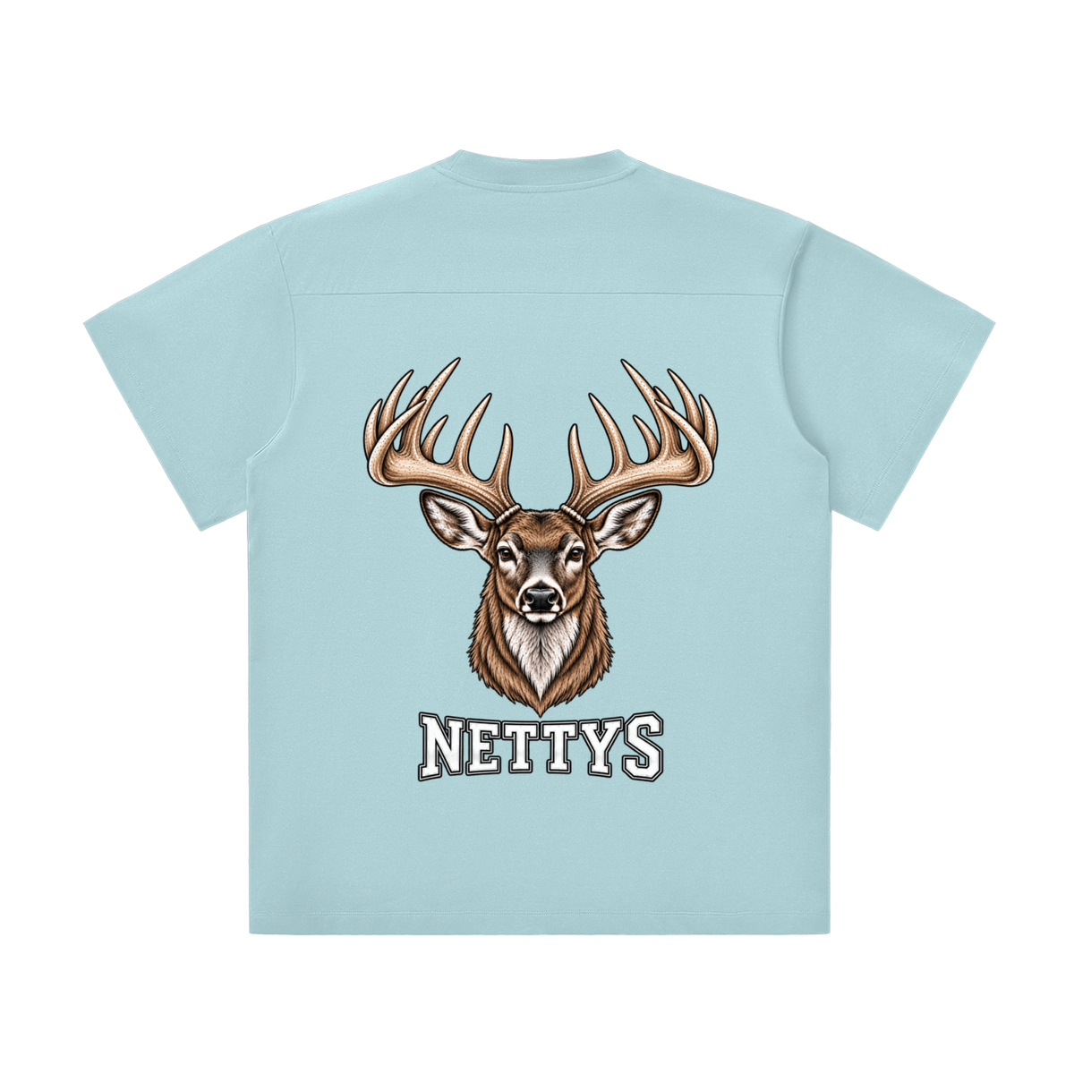 Mens Deer Lightweight Oversized T-Shirt