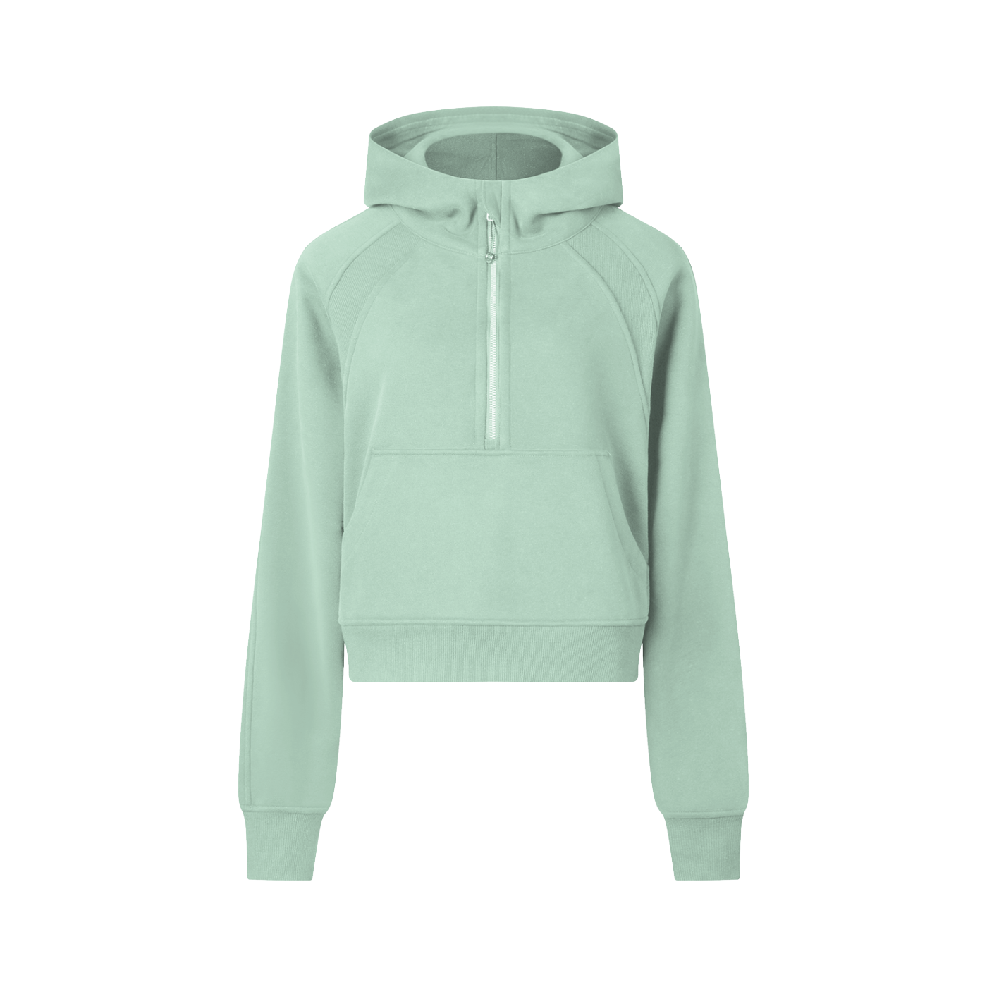 NETTYS Cropped Half-Zip Hoodie