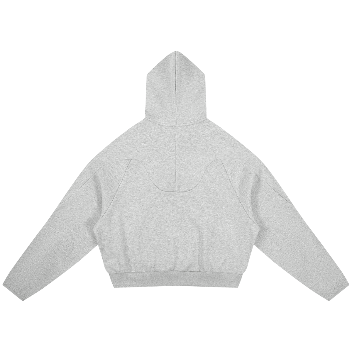 Nettys B&W Polka Dot Curved Panel Raglan Hoodie