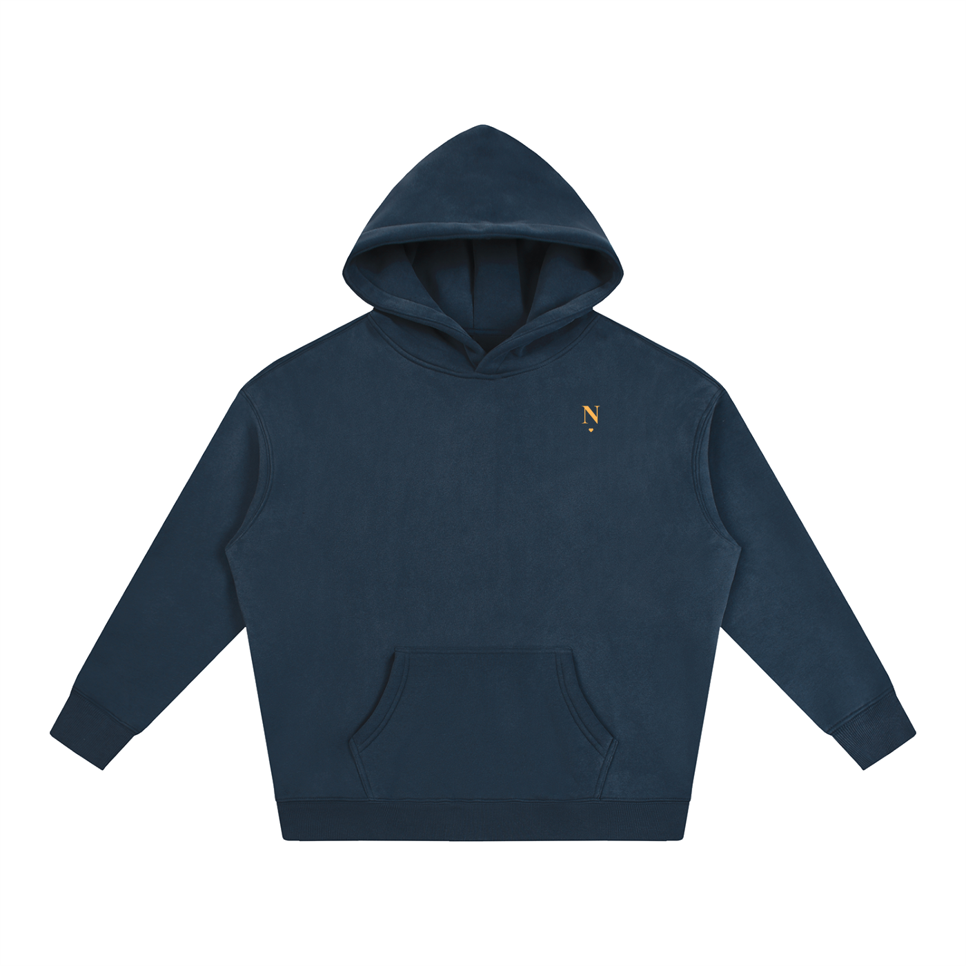 NETTYS Pumpkin Oversize Fleeced Hoodie