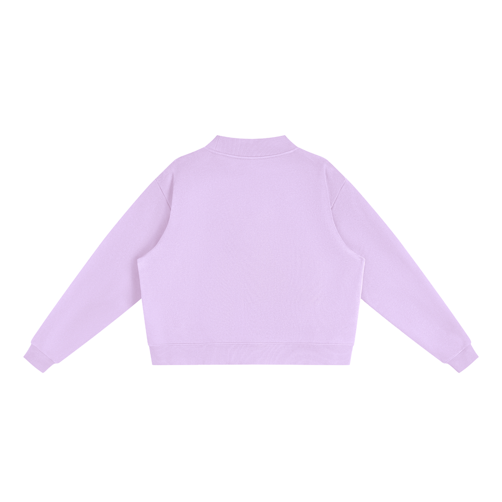 Nettys Cross Fleece Mock-Neck