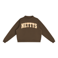NETTYS Pumpkin Fleece Mock-Neck