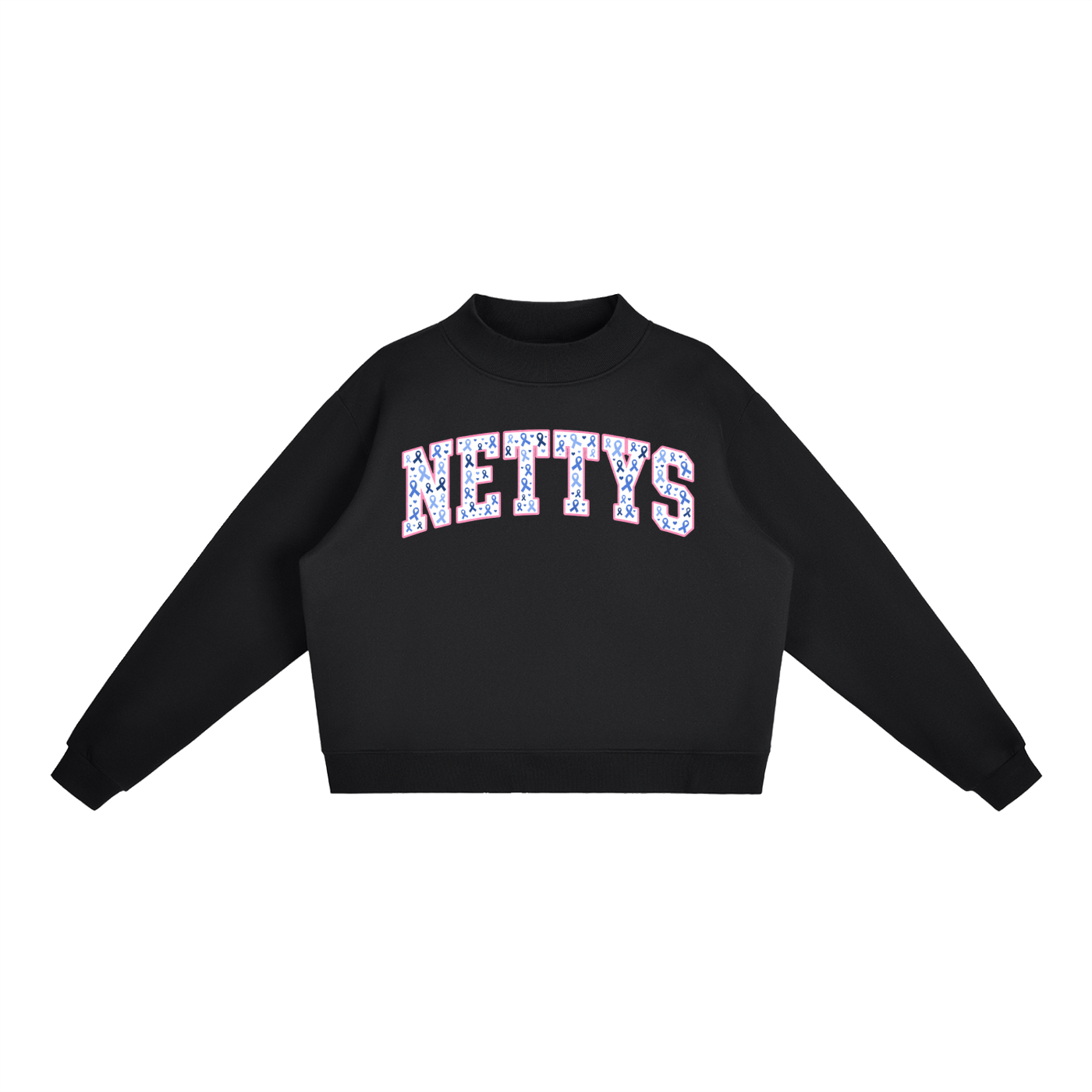 NETTYS Fight Fleece Mock-Neck