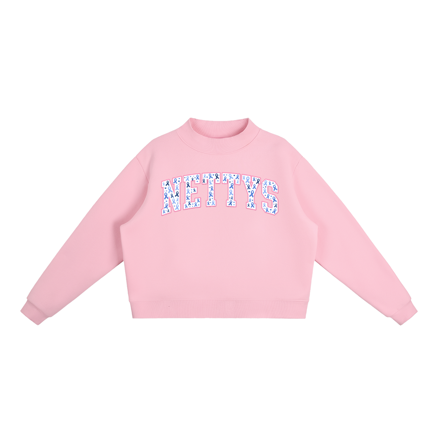 NETTYS Fight Fleece Mock-Neck