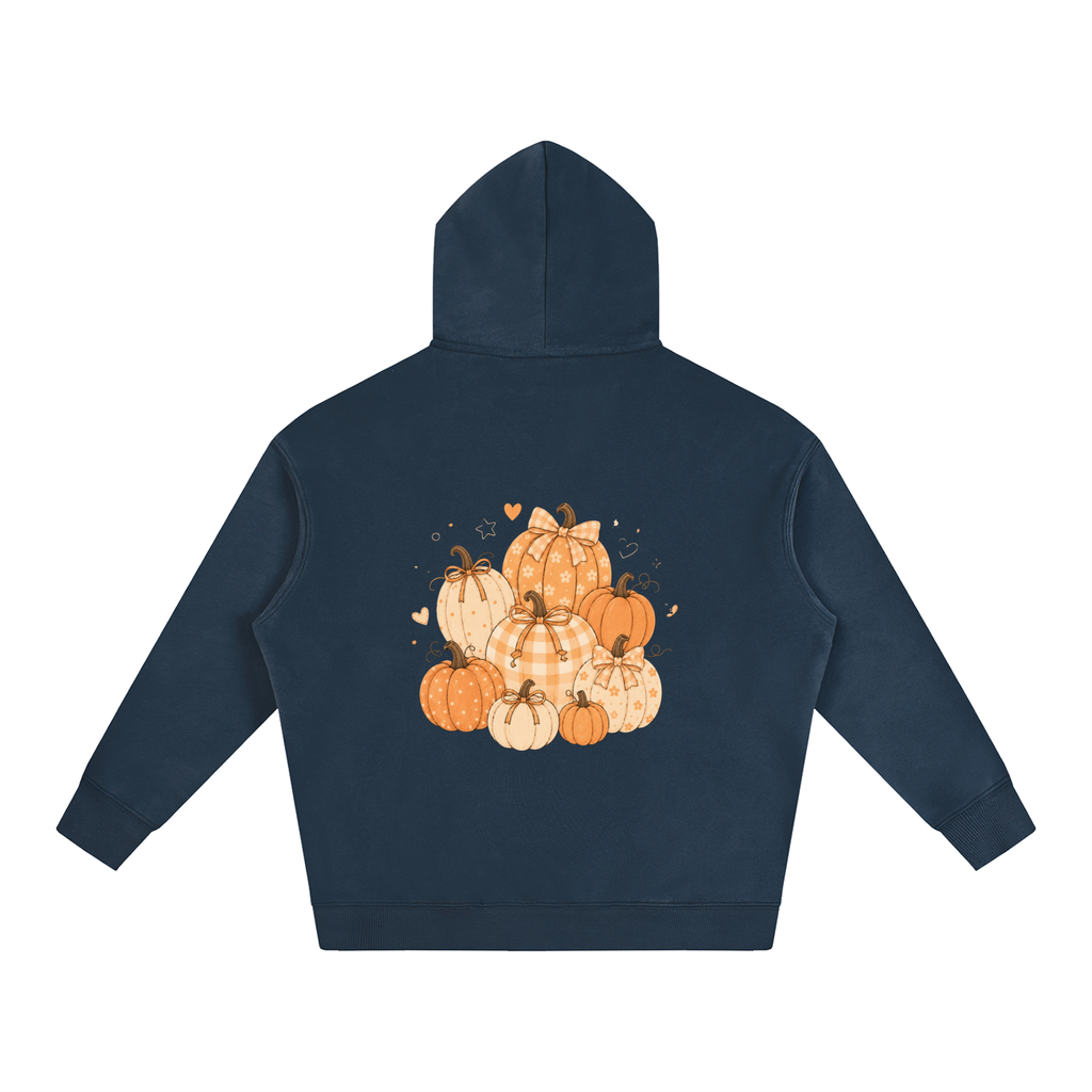 NETTYS Pumpkin Oversize Fleeced Hoodie