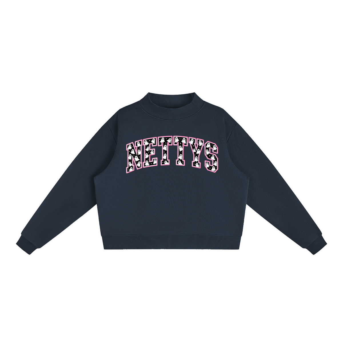 Nettys Ghost Fleece Mock-Neck